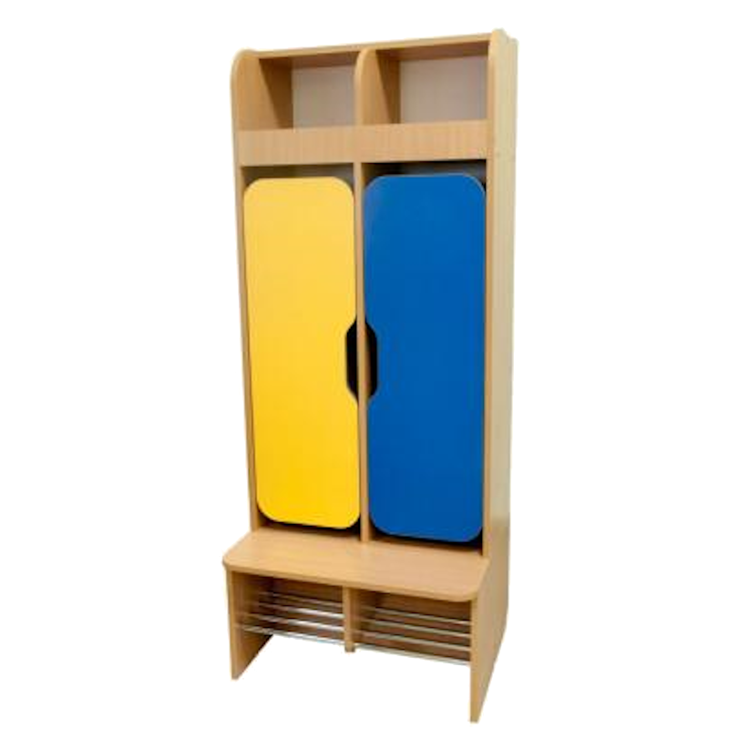 Шафа для роздягальні в дитячому садочку АНШАР ГРУП (32630) 2-секційна